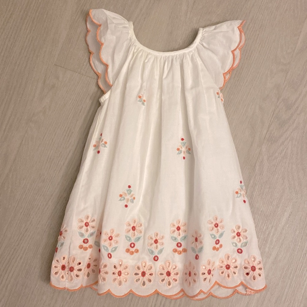 Baby Gap embroidered eyelet dress size 6-12m - Picture 1 of 4